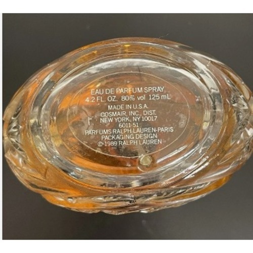 Vintage Ralph Lauren Safari Eau De Parfum Spray 2.5 Oz 1989 Glass Bottle - Picture 5 of 5